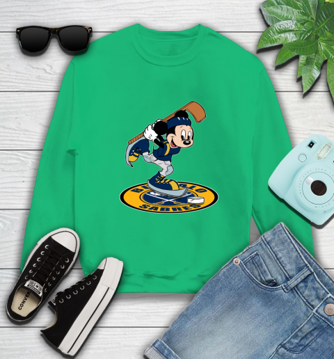 NHL Hockey Buffalo Sabres Cheerful Mickey Disney Shirt Sweatshirt 7