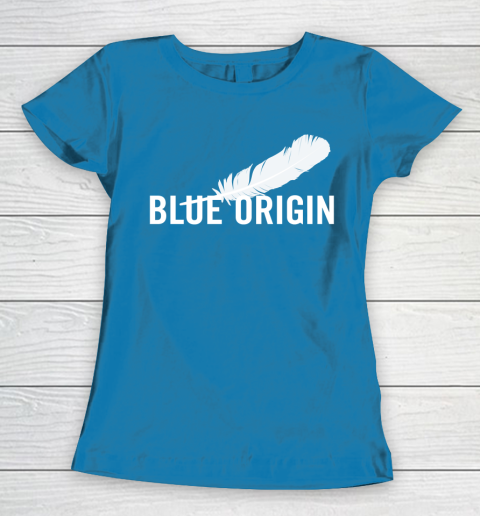 Blue Origin  All White Women's T-Shirt 6