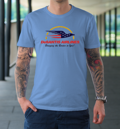 DeSantis Airlines Funny Political Meme Ron DeSantis T-Shirt 7