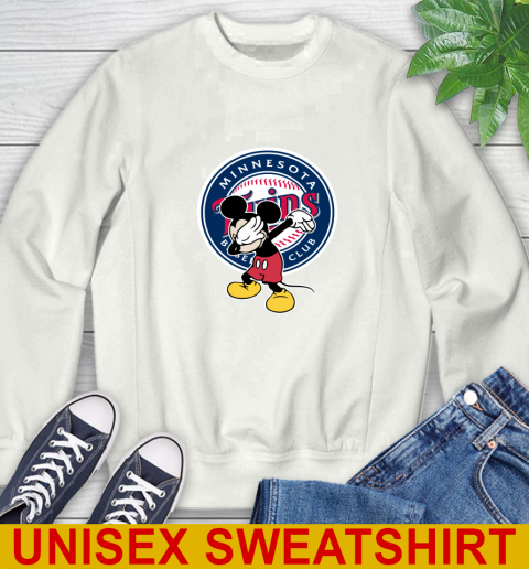 Minnesota Twins MLB Baseball Dabbing Mickey Disney Sports Sweatshirt