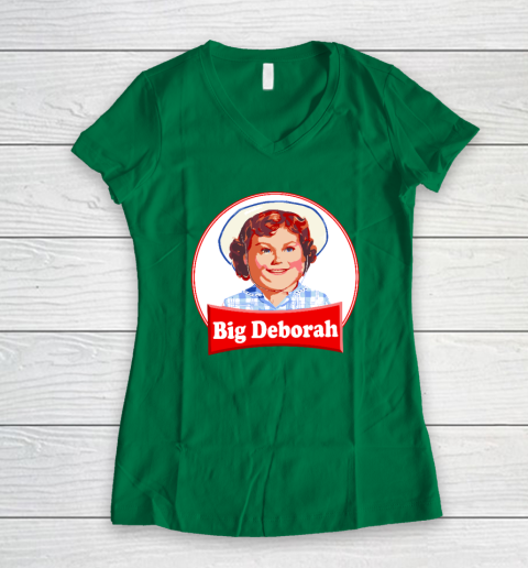 Big Deborah Women's V-Neck T-Shirt 3
