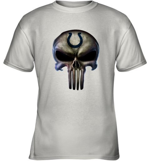 Indianapolis Colts The Punisher Mashup Football Youth T-Shirt