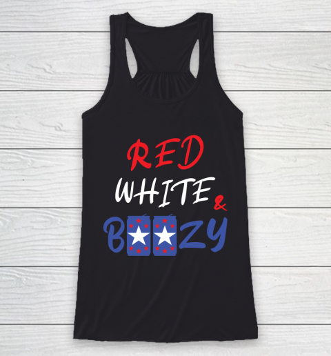 Independence Day 4th Of July Red White Racerback Tank