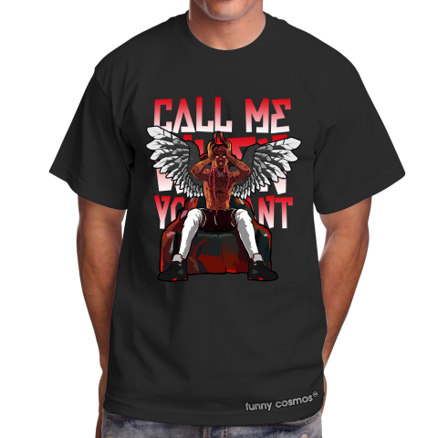Air Jordan 5 Jordan 5 Alternate 90 Matching Sneaker Tshirt Call Me When You Want v2 Black and Red Jordan Tshirt