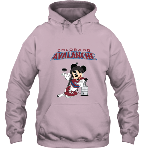 Mickey Colorado Avalanche With The Stanley Cup Hockey NHL Hoodie