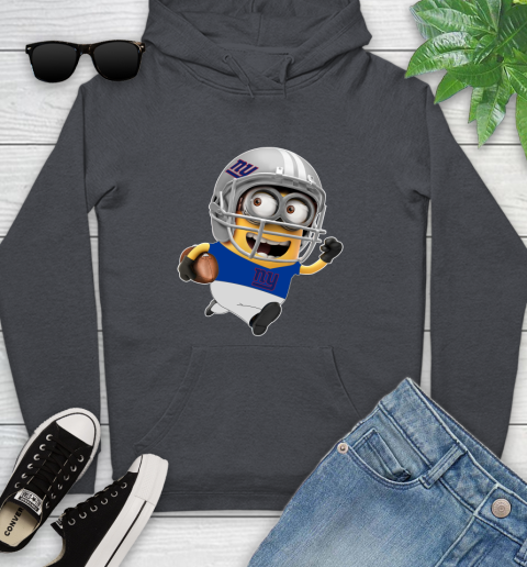 NFL New York Giants Minions Disney Football Sports Youth Hoodie 8