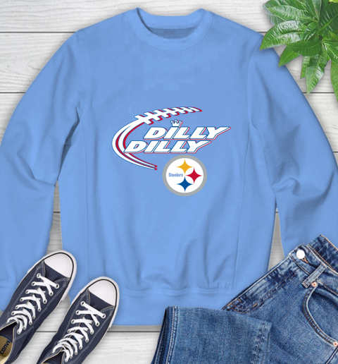 NFL Pittsburgh Steelers Dilly Dilly Football Sports Sweatshirt 11