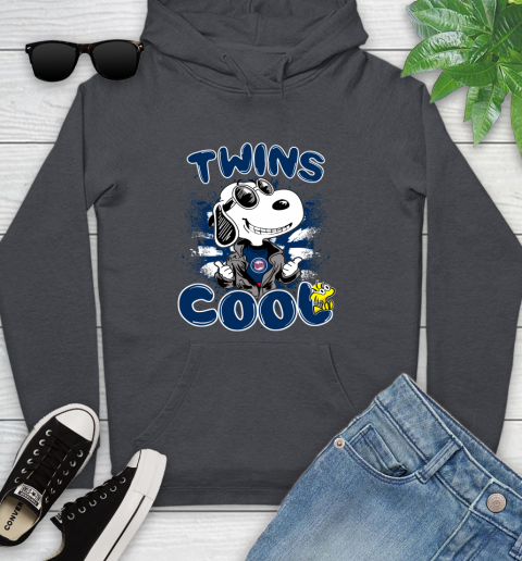 MLB Baseball Minnesota Twins Cool Snoopy Shirt Youth Hoodie 8