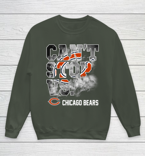 NFL Chicago Bears Can't Stop Vs Youth Sweatshirt 9 NFL Chicago Bears Can't Stop Vs Youth Sweatshirt - Image 9
