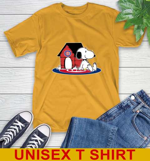 MLB Baseball Chicago Cubs Snoopy The Peanuts Movie Shirt T-Shirt 3