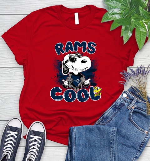 NFL Football Los Angeles Rams Cool Snoopy Shirt Women's T-Shirt 11