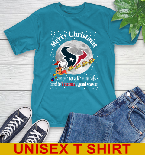 Houston Texans Merry Christmas To All And To Texans A Good Season NFL Football Sports T-Shirt 9