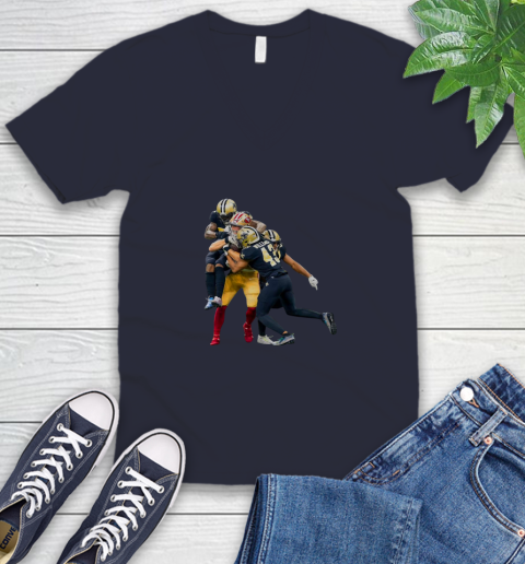 Sprint Football San Francisco 49ers And New Orleans Saints Shirts 51