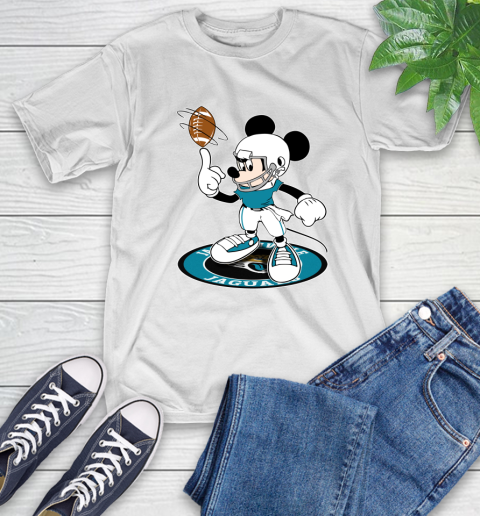 NFL Football Jacksonville Jaguars Cheerful Mickey Disney Shirt T-Shirt 2