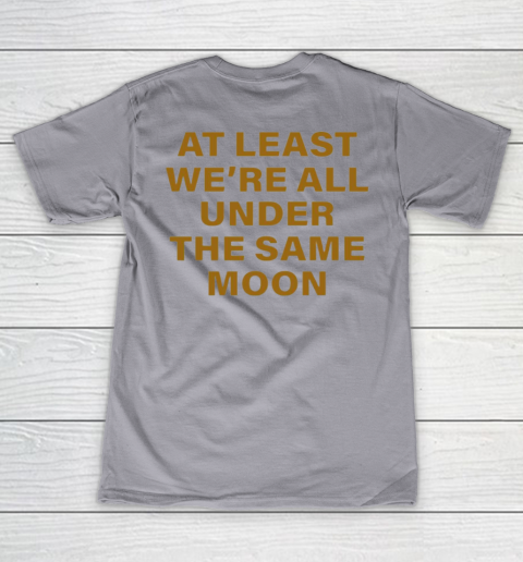 Faded Moon - At Least We Are All Under The Same Moon Women's V-Neck T-Shirt 10