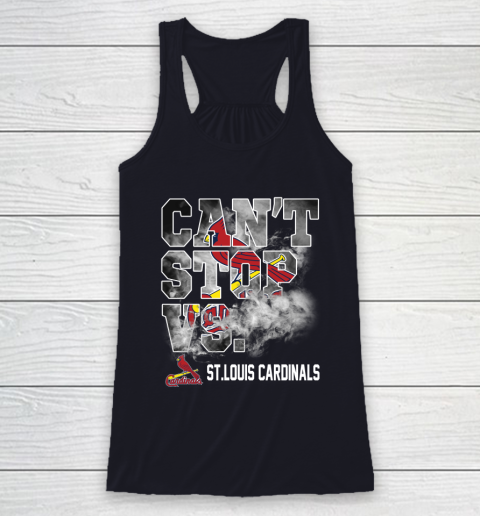 MLB St.Louis Cardinals Baseball Can't Stop Vs Cardinals Racerback Tank 7