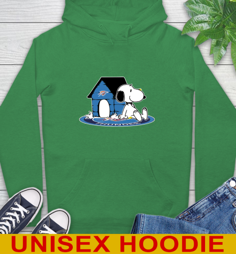 NBA Basketball Oklahoma City Thunder Snoopy The Peanuts Movie Shirt Hoodie 8