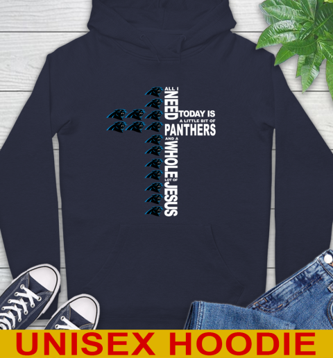 NFL All I Need Today Is A Little Bit Of Carolina Panthers Shirt Hoodie 3