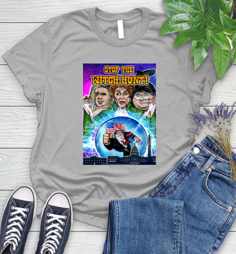 Stop The Witch Hunt Trump Women's T-Shirt 5