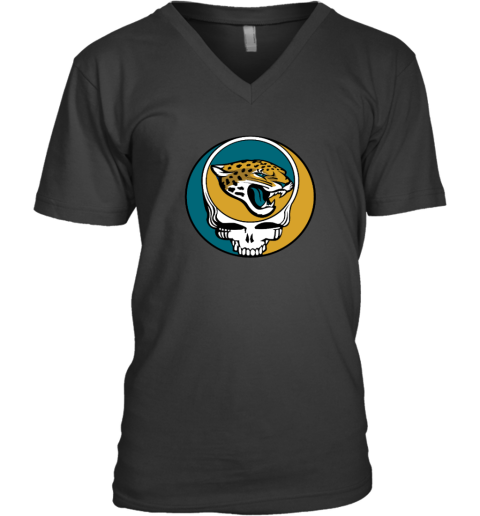 Jacksonville Jaguars x Grateful Dead V-Neck T-Shirt