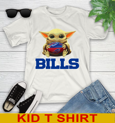 NFL Football Buffalo Bills Baby Yoda Star Wars Shirt Youth T-Shirt