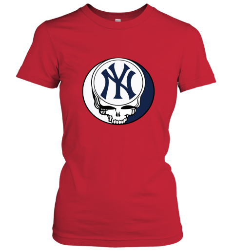 New York Yankees The Grateful Dead Baseball MLB Mashup Women's T