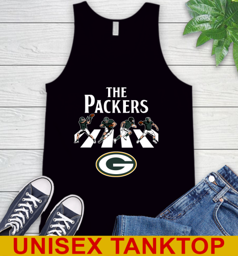 NFL Football Green Bay Packers The Beatles Rock Band Shirt Tank Top
