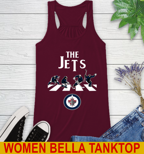 NHL Hockey Winnipeg Jets The Beatles Rock Band Shirt Racerback Tank 2