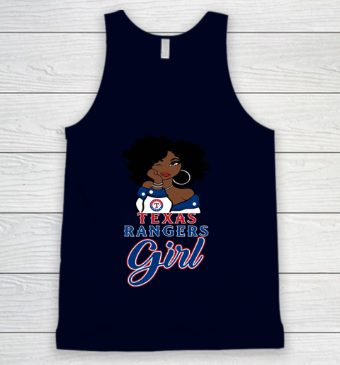 Texas Rangerss Girl MLB Tank Top 3