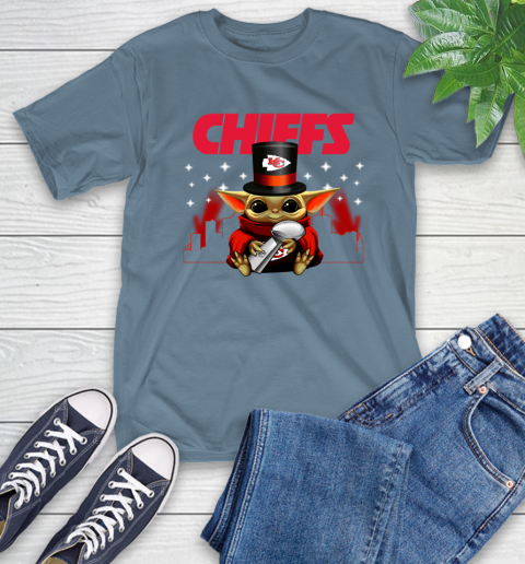 Super Bowl Baby Yoda Loves The Kansas City Chiefs Star Wars NFL Shirts 9