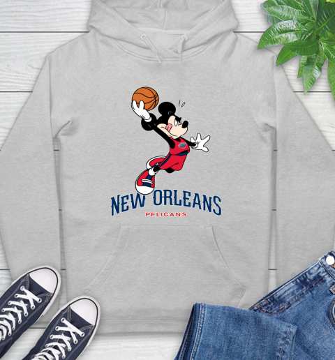 NBA Basketball New Orleans Pelicans Cheerful Mickey Mouse Shirt Hoodie 6