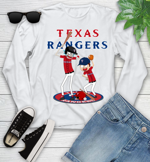 MLB Texas Rangers Rick And Morty Baseball 125