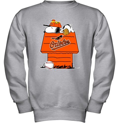 MLB Houston Astros Snoopy Charlie Brown Woodstock The Peanuts Movie  Baseball T Shirt Youth T-Shirt