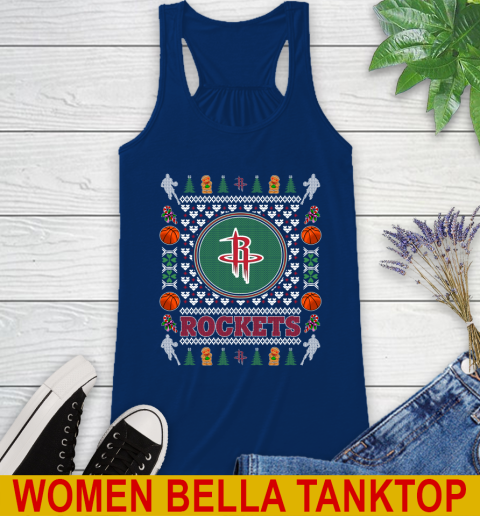 Houston Rockets Merry Christmas NBA Basketball Loyal Fan Racerback Tank 7