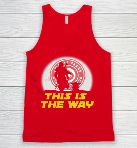 Atlanta Hawks NBA Basketball Star Wars Yoda And Mandalorian This Is The Way Tank Top 5