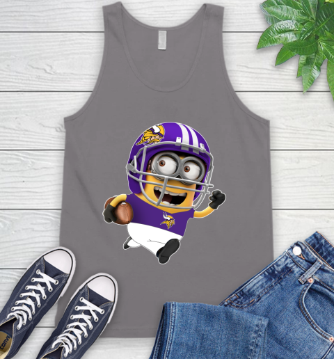 NFL Minnesota Vikings Minions Disney Football Sports Tank Top 7