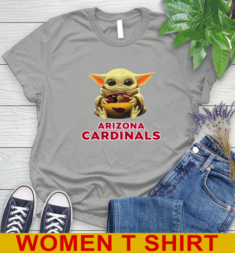 NFL Football Arizona Cardinals Baby Yoda Star Wars Shirt Women's T-Shirt 11