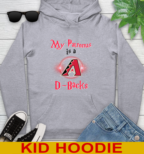 MLB Baseball Harry Potter My Patronus Is A Arizona Diamondbacks Youth Hoodie 6