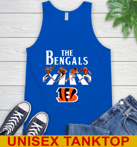 NFL Football Cincinnati Bengals The Beatles Rock Band Shirt Tank Top 4