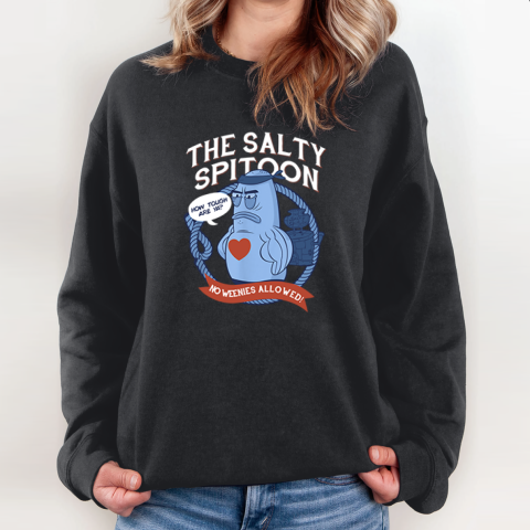Spongebob Squarepants The Salty Spitoon No Weenies Allowed Sweatshirt
