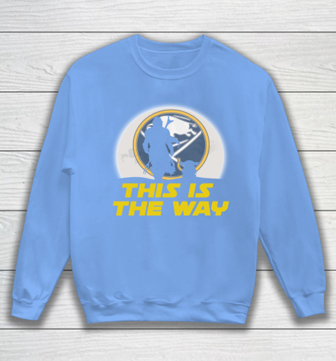 Buffalo Sabres NHL Ice Hockey Star Wars Yoda And Mandalorian This Is The Way Sweatshirt 8