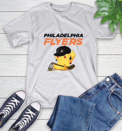 NHL Pikachu Hockey Sports Philadelphia Flyers T-Shirt 12