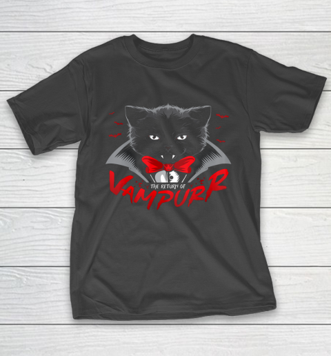 Vampurr Halloween Cat Vampire T-Shirt