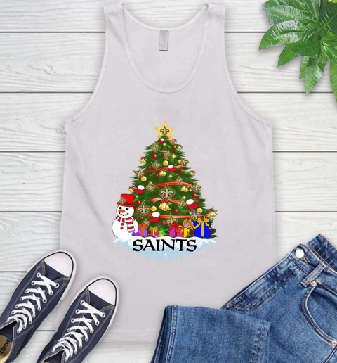 New Orleans Saints Merry Christmas NFL Football Sports Tank Top