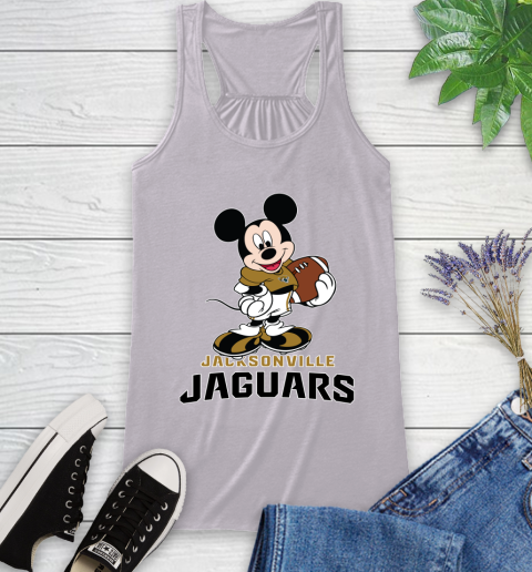 NFL Football Jacksonville Jaguars Cheerful Mickey Mouse Shirt Racerback Tank 5