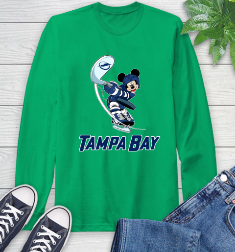 NHL Hockey Tampa Bay Lightning Cheerful Mickey Mouse Shirt Long Sleeve T-Shirt 9 NHL Hockey Tampa Bay Lightning Cheerful Mickey Mouse Shirt Long Sleeve T-Shirt - Image 9
