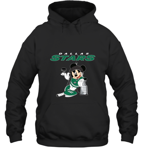 Mickey Dallas Stars With The Stanley Cup Hockey NHL Hoodie
