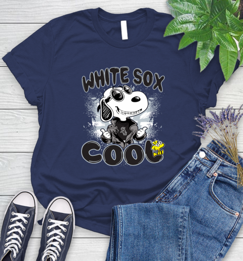 MLB Baseball Chicago White Sox Cool Snoopy Shirt Women's T-Shirt 12