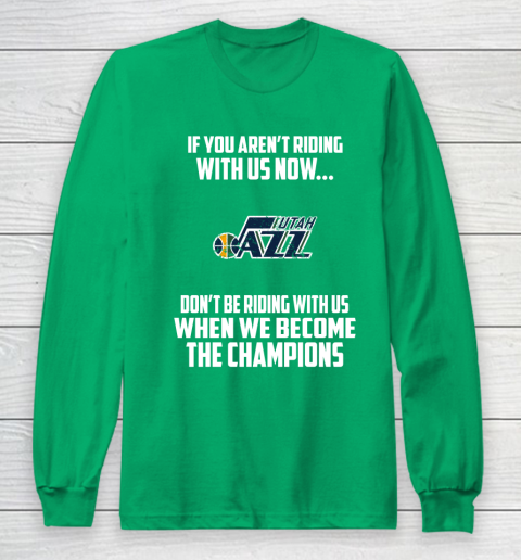 NBA Utah Jazz Basketball We Become The Champions Long Sleeve T-Shirt - Image 5