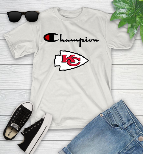 NFL Football Kansas City Chiefs Champion Shirt Youth T-Shirt 11